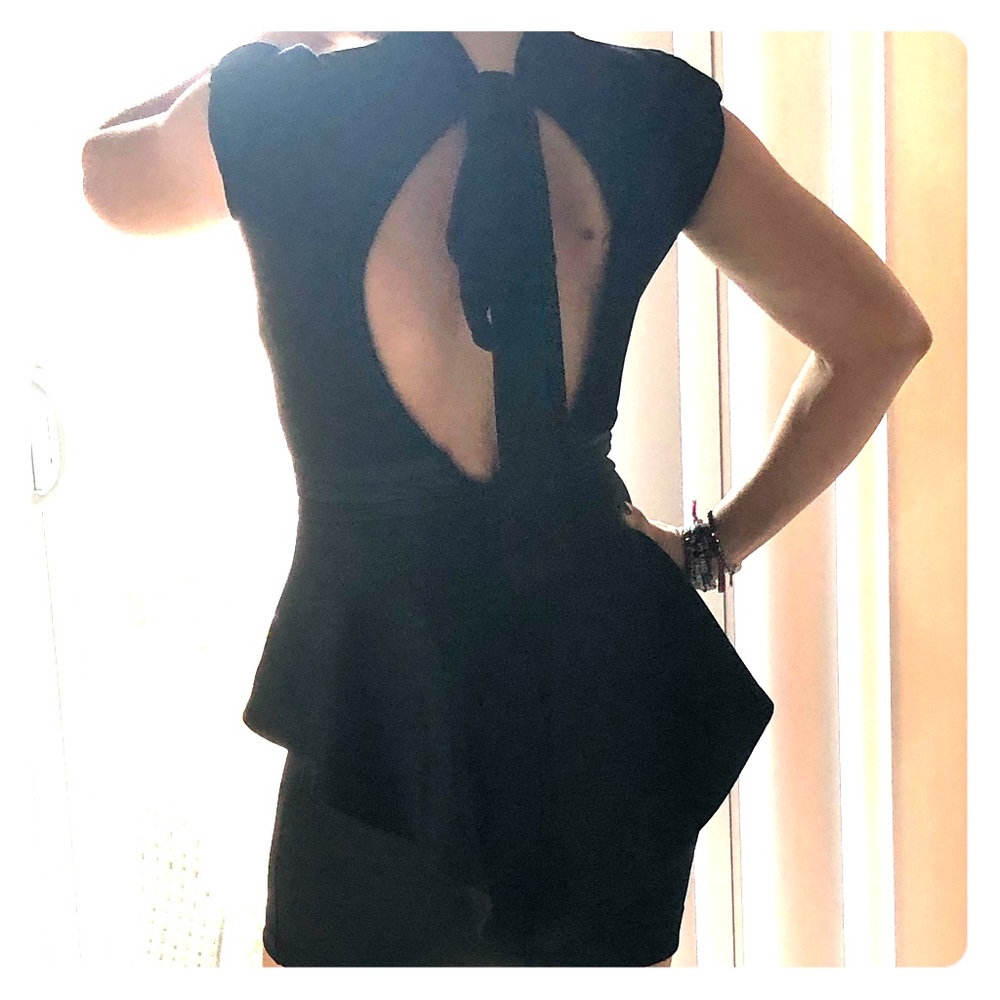 Windsor dress w/ polyester and spandex!